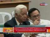 BT: COMELEC Chairman Brillantes, nainis sa mga puna sa paghahanda ng COMELEC para sa Eleksyon