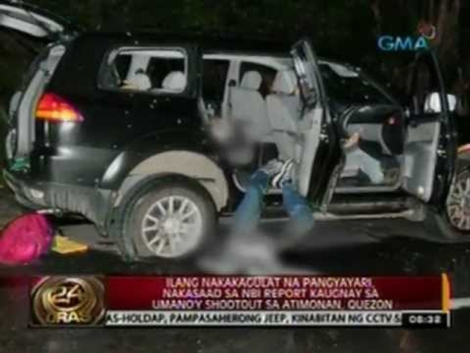 Ilang nakakagulat na pangyayari, nakasaad sa NBI Report kaugnay sa umano'y shootout sa Atimonan