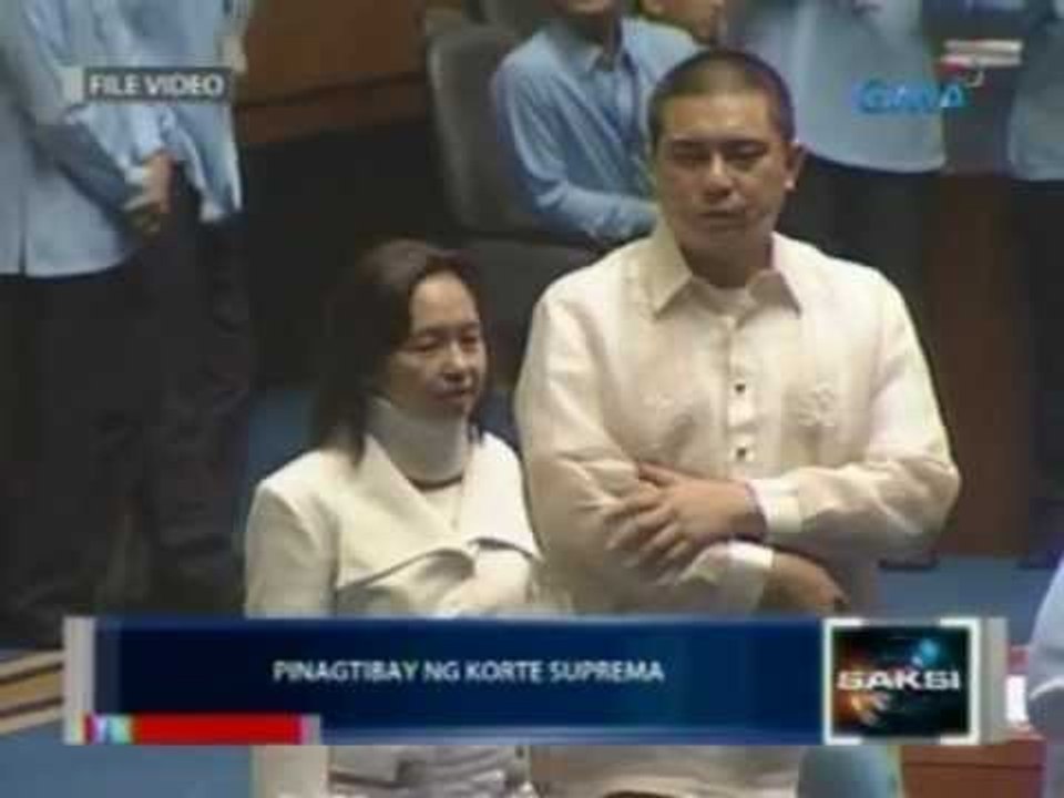 Saksi: Pagbasura ng Ombudsman sa reklamong plunder laban kay Rep. Gloria Arroyo, pinagtibay ng SC