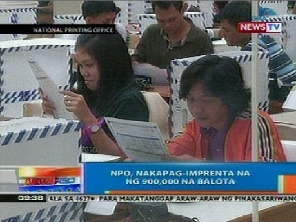NTG: Mga balota, sumasailalim na sa validation ng PCOS machines
