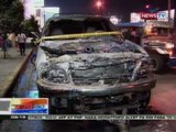 NTG: SUV, bilang nagliyab sa bahagi ng EDSA-Guadalupe