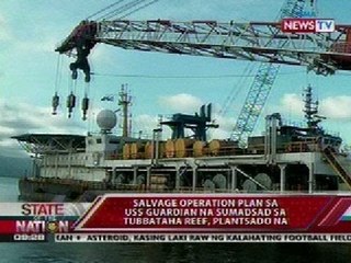 SONA: Salvage operation plan sa USS Guardian, plantsado na