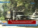 UB: PNP at AFP, naka-heightened alert kasunod ng madugong engkwentro sa Patikul