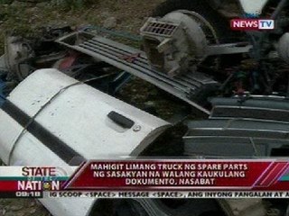SONA: Mahigit limang truck ng spare parts ng sasakyan na walang kaukulang dokumento, nasabat