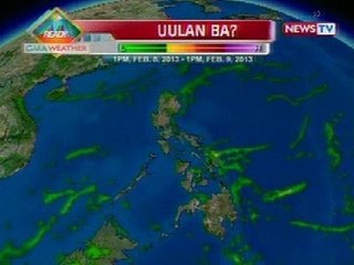 BT: Weather update as of 12:00 p.m. (Feb 8, 2013)
