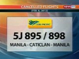BT: Cancelled flights (Feb 8, 2013)