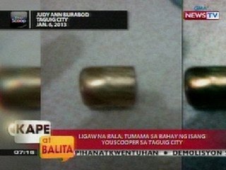KB: Ligaw na bala, tumama sa bahay ng isang Youscooper sa Taguig City