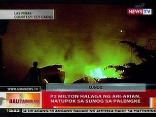 BT: P2-M halaga ng ari-arian, natupok sa sunog sa palengke sa Las Piñas
