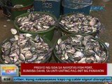 UB: Presyo ng isda na Navotas Fish Port, bumaba dahil sa unti-unting pag-init ng panahon