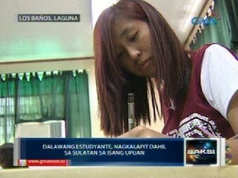 Saksi: Dalawang estudyante, nagkalapit dahil sa sulatan sa isang upuan