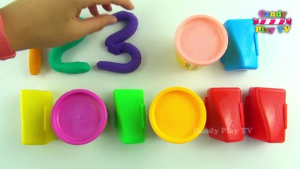 Learn Numbers 1 to 10 with Play-Doh and Kinetic Sand | Learn to Count 1-10 | Counting for Kids Child