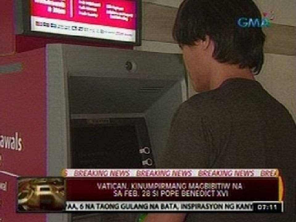 ATM cardholder, nawalan ng malaking halaga sa scam na modus umano ng isang international syndicate