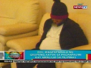 BP: DOJ, magpapadala ng grupong mag-aayos sa pagpapauwi sa Pilipinas kay Manuel Amalilio