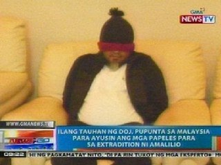 NTG: Ilang tauhan ng DOJ, pupunta sa Malaysia para ayusin ang Extradition ni Amalilio