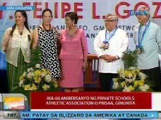 UB: Ika-60 anibersaryo ng Private Schools Athletic Association o PRISAA, ginunita