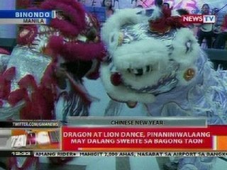 BT: Dragon at Lion dance, pinaniniwalaang mat dalang swerte sa bagong taon