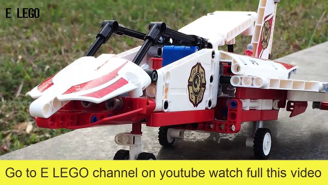 Lego Technic 42040 Helicopter Reviews Fire Plane EP 2