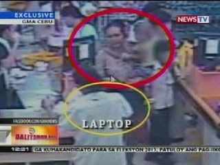 BT: Pagnanakaw ng laptop sa Cebu, huli sa CCTV