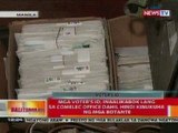 BT: Mga voter's ID, inaalikabok lang sa COMELEC office dahil hindi kinukuha ng mga botante