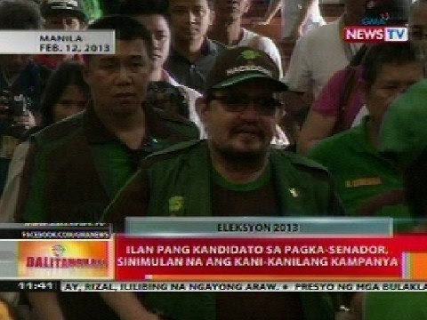 BT: Ilan pang kandidato sa pagka-senador, sinimulan na ang kani-kanilang kampanya
