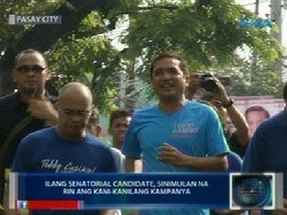 Saksi: Iba pang senatorial candidate, sinimulan na rin ang kani-kanilang kampanya