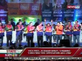 SONA: UNA, nagdaos ng proclamation rally sa Cebu