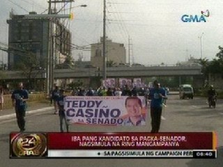 Video herunterladen: 24Oras: Iba pang kandidato sa pagka-senador, nagsimula na ring mangampanya