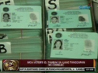 24Oras: Mga voter's id, tambak sa ilang tanggapan ng Comelec