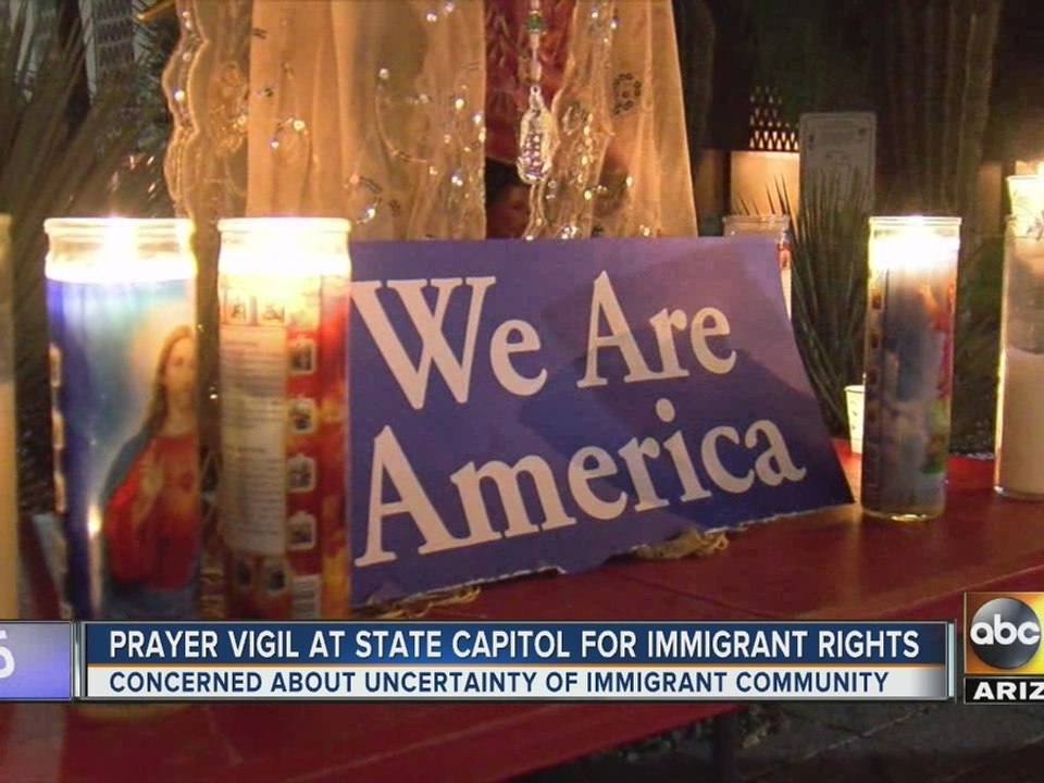 Immigration advocates hold prayer vigil at state Capitol