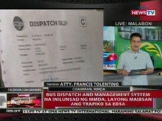 QRT: Bus dispatch and management system, layong maibsan ang trapiko sa EDSA