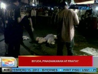 UB: Biyuda sa Paco, Maynila, pinagnakawan at pinatay