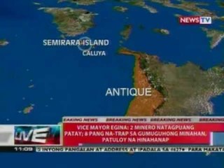 NTL: 2 minero natagpuang patay; 8 pang na-trap sa gumuhong minahan, patuloy na hinahanap
