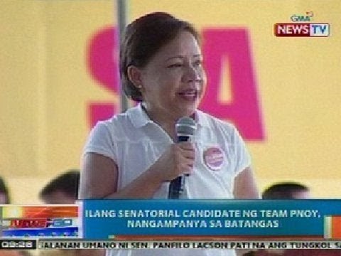 NTG: Ilang senatorial candidates ng Team PNoy, nangampanya sa Batangas