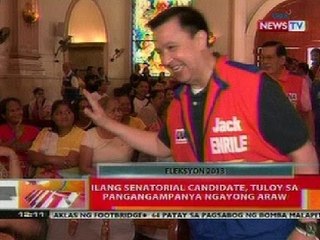 BT: Ilang senatorial candidate, tuloy sa pangangampanya ngayong araw