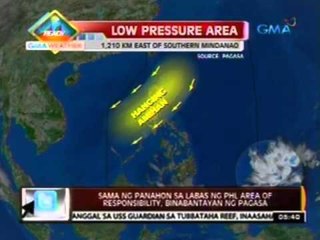 24 Oras: Sama ng panahon sa labas ng PAR, binabantayan ng PAGASA