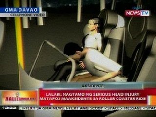 BT: Lalaki, nagtamo ng serious head injury matapos maaksidente sa roller coaster ride sa Davao