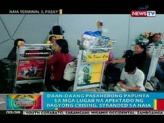 BP: Daan-daang pasahero, stranded sa NAIA