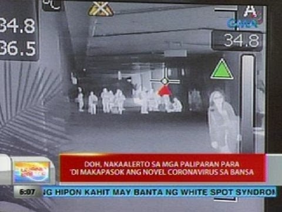UB: DOH, nakaalerto sa mga paliparan para 'di makapasok ang novel coronavirus sa bansa
