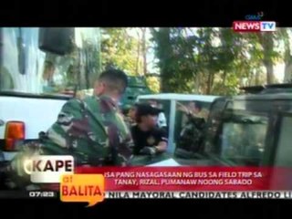 KB: Isa pang nasagasaan ng bus sa field trip sa Tanay, Rizal, pumanaw noong sabado