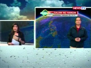 NTG: Weather update as of 9:00 a.m. (February 19, 2013)
