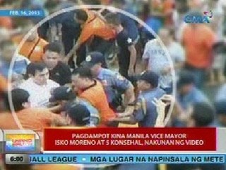 UB: Pagdampot kina Manila Vice Mayor Isko Moreno at 5 konsehal, nakunan ng video