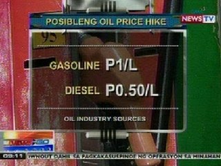 NTG: Presyo ng ilang produktong petrolyo, posibleng magtaas ngayong linggo