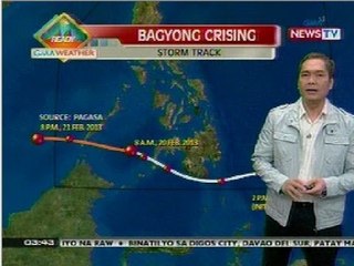 BP: Weather update as of 3:43 p.m. (Feb 20, 2031)