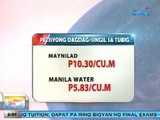 UB: MWSS, pinag-aaralan pa ang rate hike petition ng Manila Water at Maynilad
