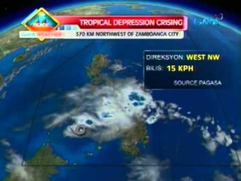 Saksi: Bagyong Crising, bumagal habang kumikilos patungong Palawan