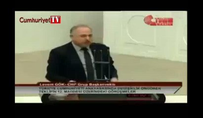 CHP'li Levent Gök'ün Meclis'i inleten konuşması! Bahçeli'ye seslendi