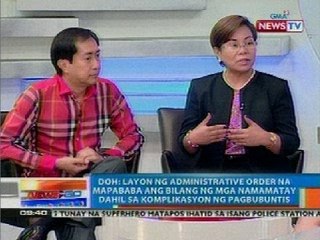 NTG: DOH, hinimok ang mga buntis na manganak sa mga ospital