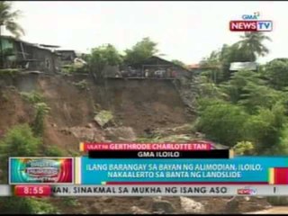 BP: Ilang barangay sa bayan ng Alimodian, Iloilo, nakaalerto sa banta ng landslide
