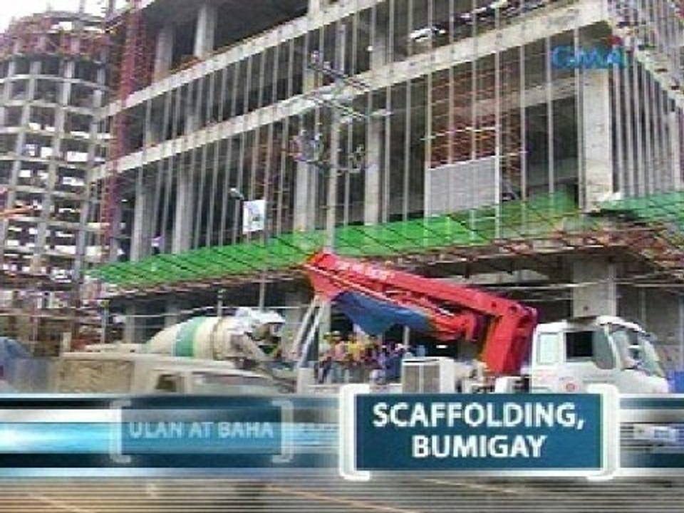 1 patay, 1 sugatan sa pagbigay ng scaffolding sa isang convention center sa Quezon City