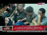 QRT: 21 Chinese natl's, hinarang ng Bureau of Immigration sa NAIA